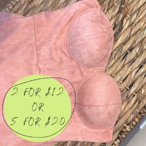 Strapless Pink Dress GUESS